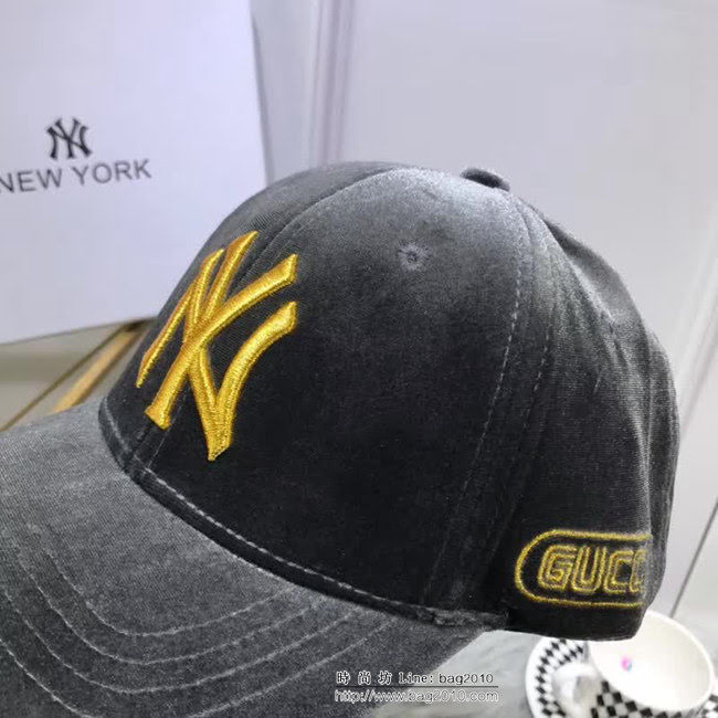 MLB 新款專櫃同步 NY與Gucci聯名棒球帽 6881908 LLWJ5800